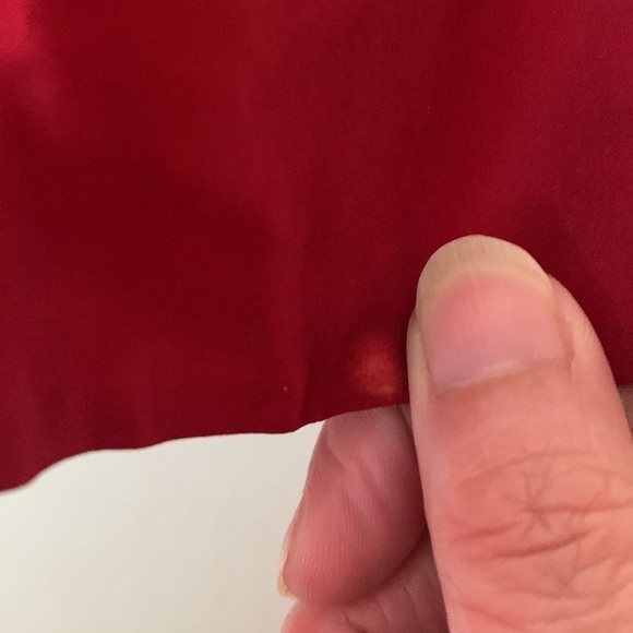 Kate Hill Ruby Red Silk Blouse Late 90s/Early 2000s Jewel Tone (2P Petite) - Picture 10 of 10